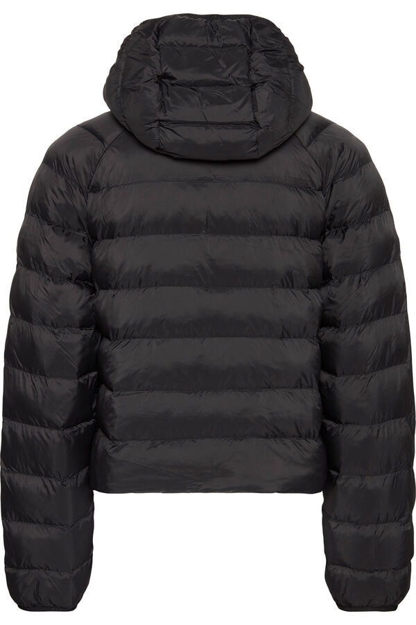 CK Jeans Lightweight puffer jacket with hood black
