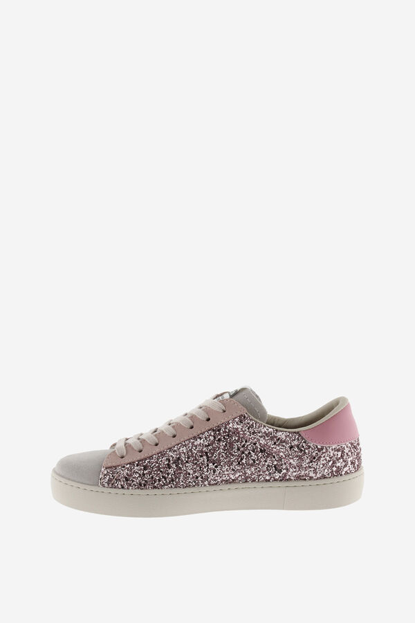 Springfield Glitter-textured trainers pink