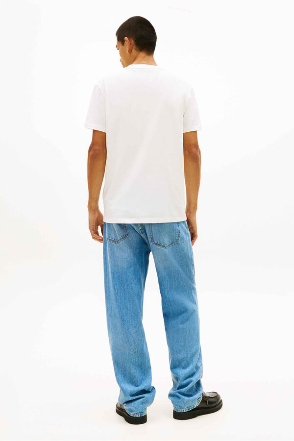 Tommy Jeans Regular fit short sleeve T-shirt beige