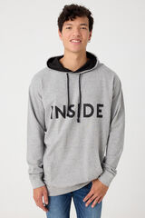 Inside Basic-Sweatshirt Logo Grau