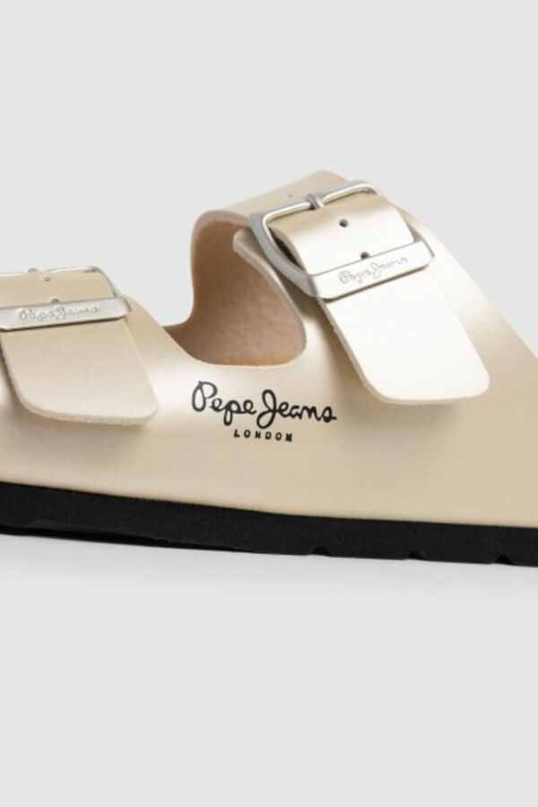 Pepe Jeans Buckle anatomical sandals printed