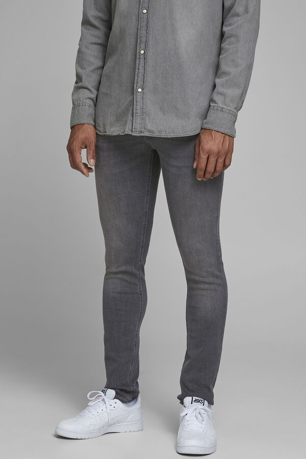Springfield Liam skinny fit jeans gris