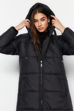Trendyol Long hooded puffer coat