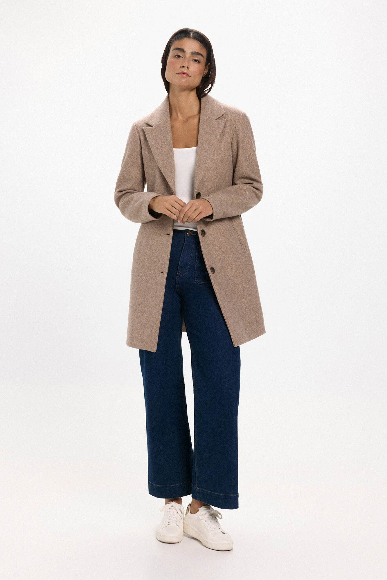 JDY Abrigo de pa&ntilde;o