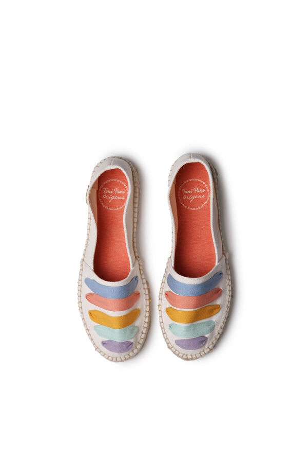 Toni Pons Flat espadrille with ties white