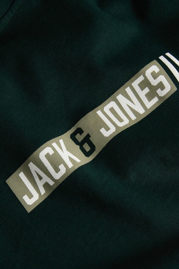 Jack & Jones PLUS Logo short sleeve T-shirt blue