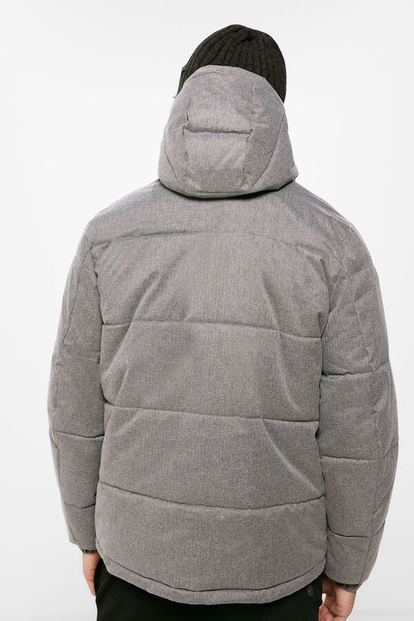 Springfield Textured quilted jacket grey