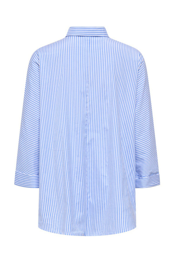 Only long sleeve striped shirt blue