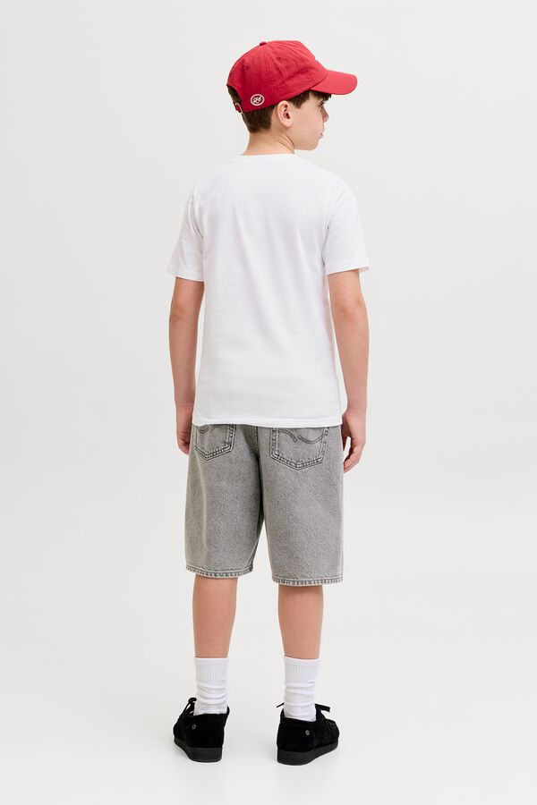 Jack & Jones Junior T-shirt regular de manga curta branco