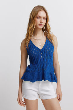 Springfield Ruffle jersey vest top