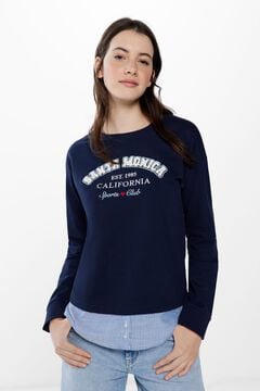 Springfield Sweatshirt "My Own" marinho