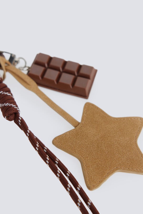 Springfield Charm privezak čokoladna tabla Braon