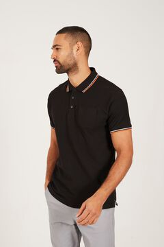 Brave Soul Polo de manga corta con bolsillo