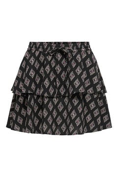 Springfield Short ruffle skirt black