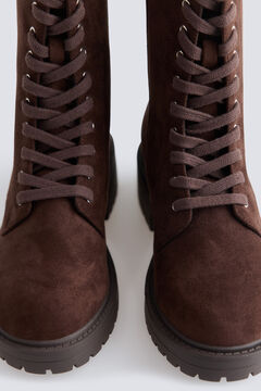 Springfield Suede-effect military boot
