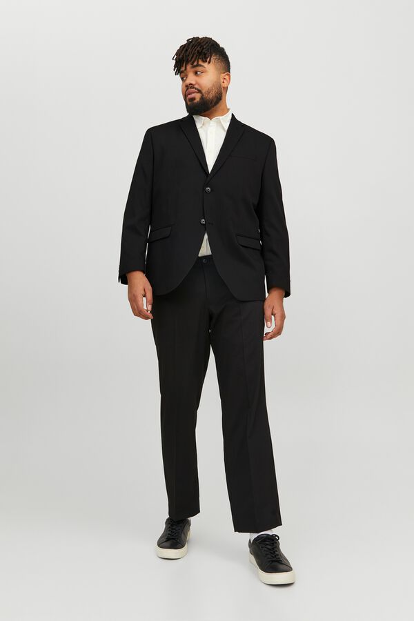 Jack & Jones PLUS Suit jacket and trousers black