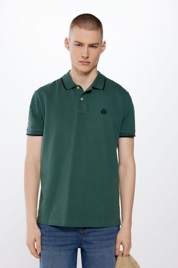 Springfield Polo majica od pikea posebno izdanje zelena