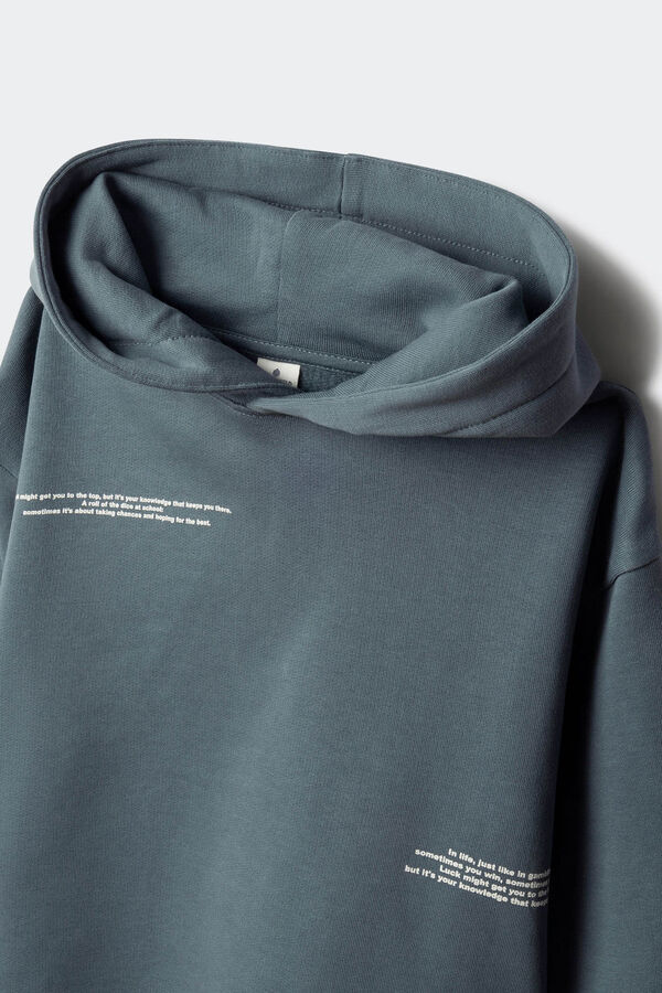 Springfield Kids Sudadera con capucha dados niño azul