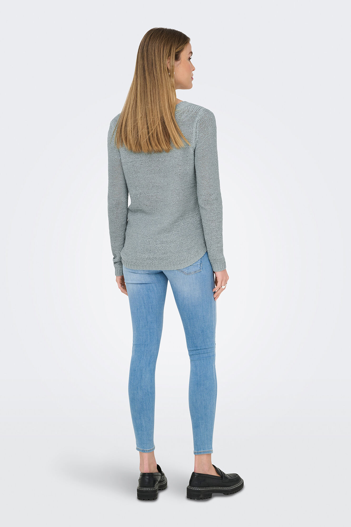 Only Jersey de cuello redondo