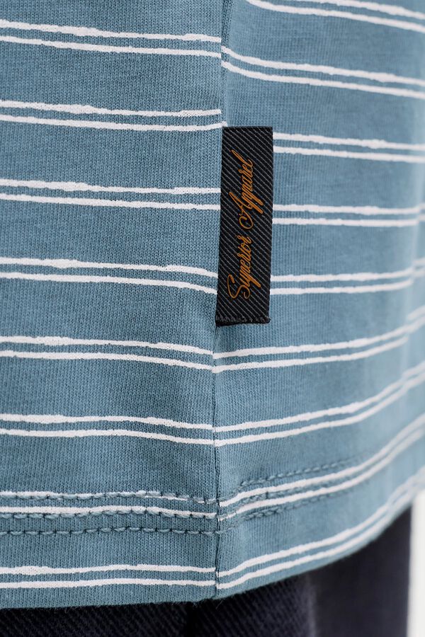 Jack & Jones Striped relaxed fit T-shirt blue