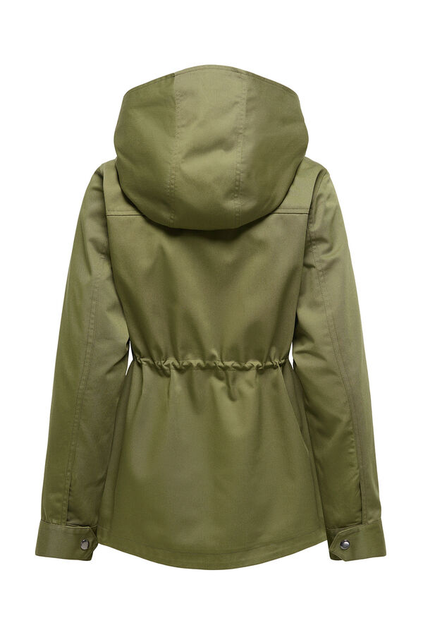 JDY Hooded parka nude