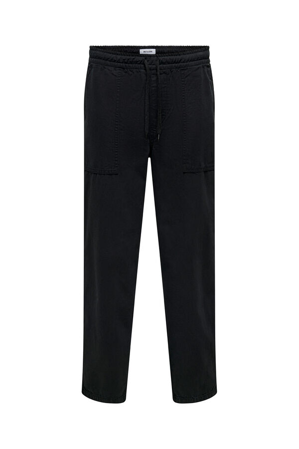 Only & Sons Calça compridas oversized preto