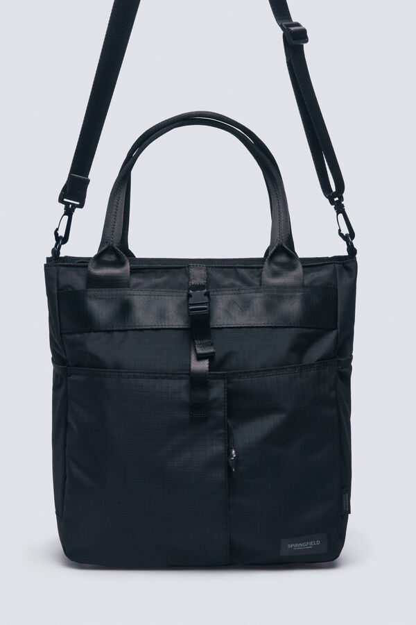 Springfield recycled polyester trainers backpack black