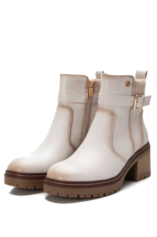 XTI Bota Chelsea bege