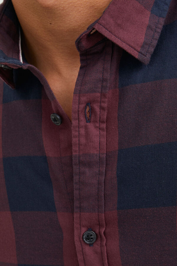 Jack & Jones Kock&aacute;s k&eacute;nyelmes szab&aacute;s&uacute; ing piros