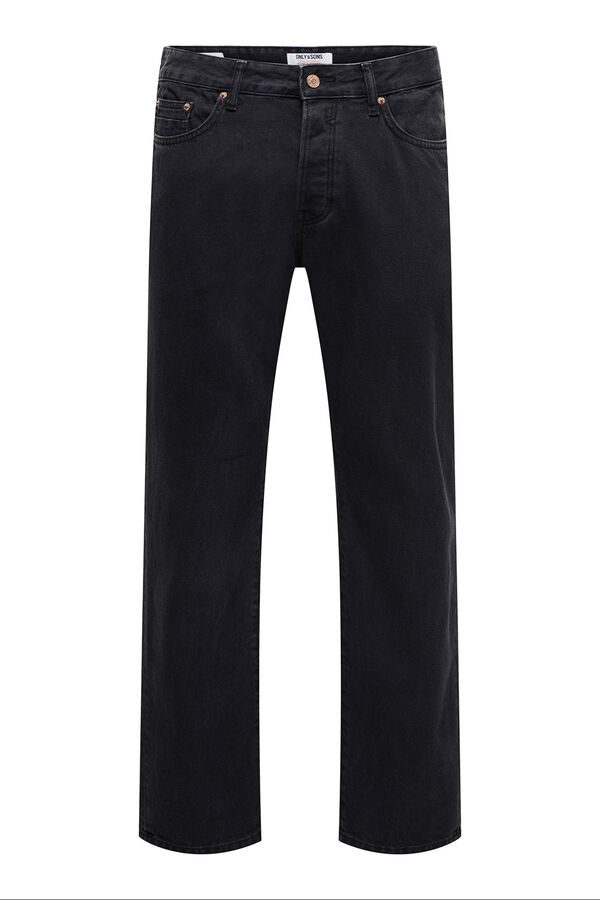Only & Sons Jeans straight fit. black