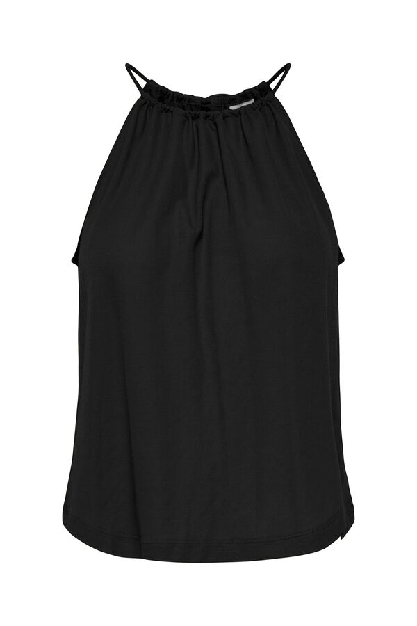 JDY Top cuello halter negro