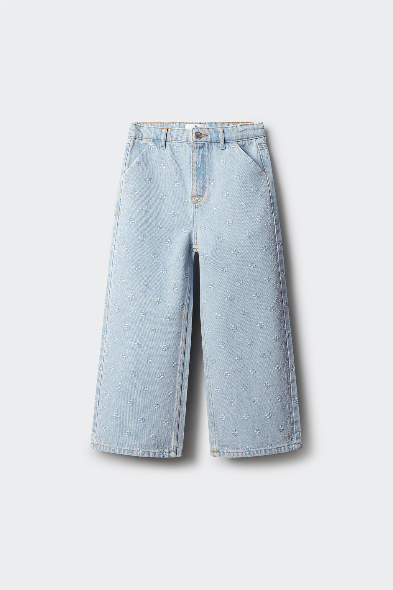 Springfield Kids Jeans Culotte bordados ni&ntilde;a