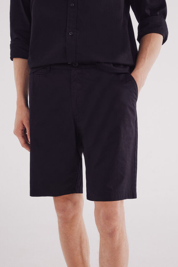 Springfield Lightweight comfort fit Bermuda shorts black