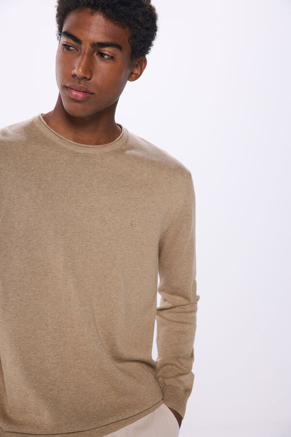 Springfield Essential jumper medium beige