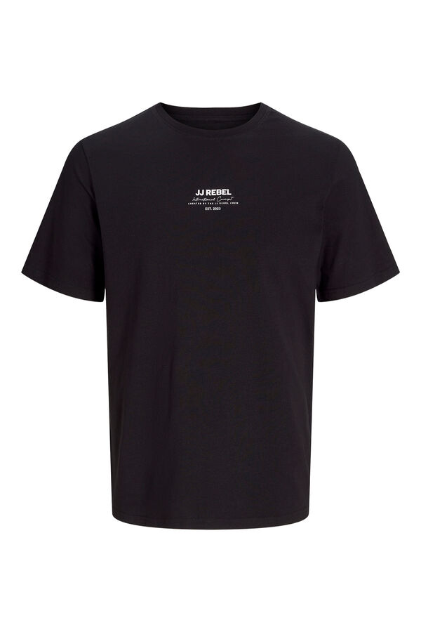 JJ REBEL Regular fit T-shirt black
