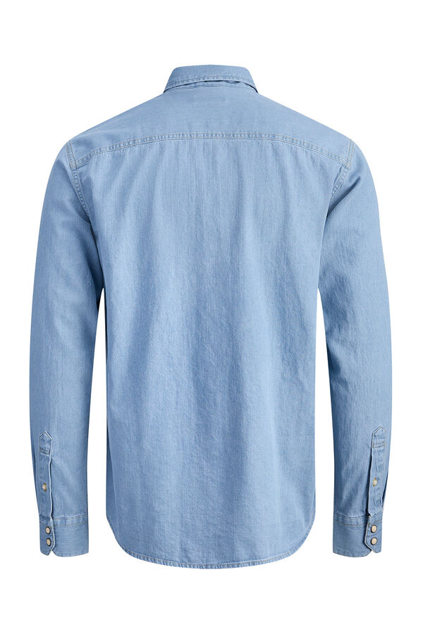 Jack & Jones Denim regular shirt blue