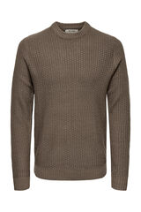 Only & Sons Camisola de gola redonda cinzento