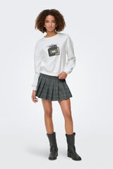 Only Sweatshirt vorne Weiß