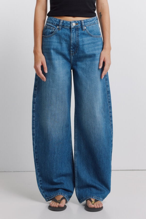 Springfield Balloon jeans blue