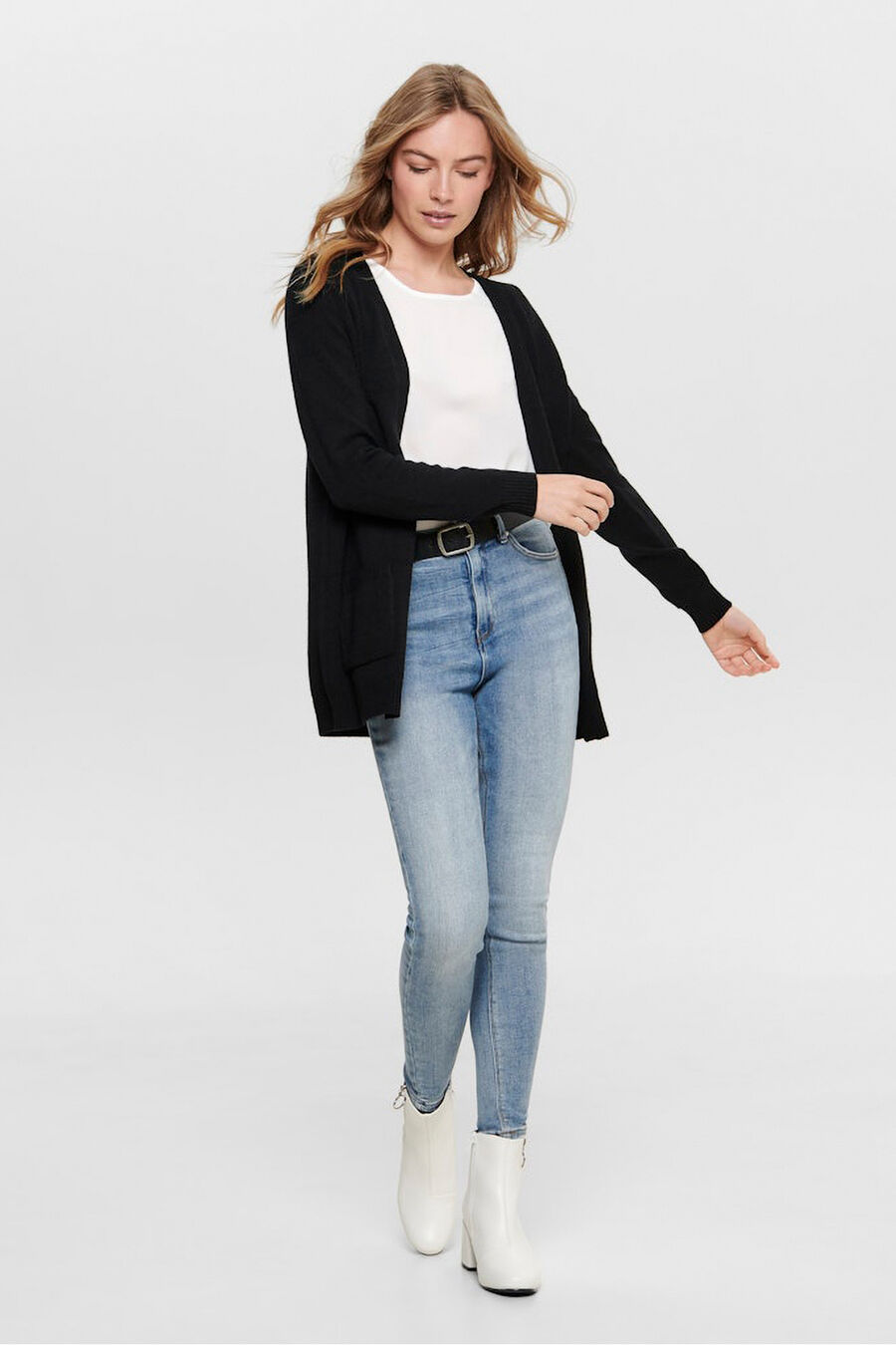 Cardigan con bolsillos