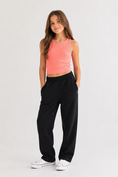 Name It Cal&ccedil;a de felpa wide leg