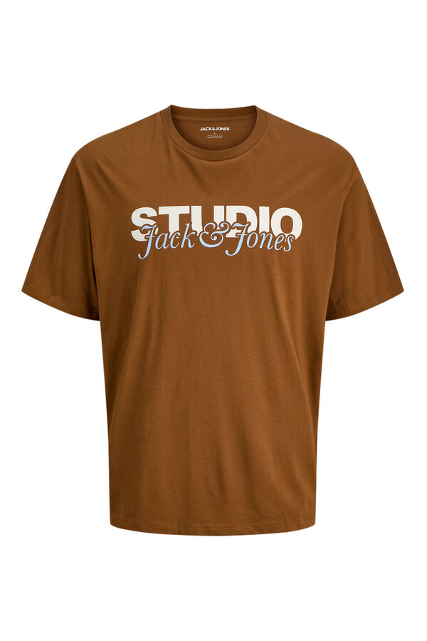 Jack & Jones Basic logo T-shirt nude