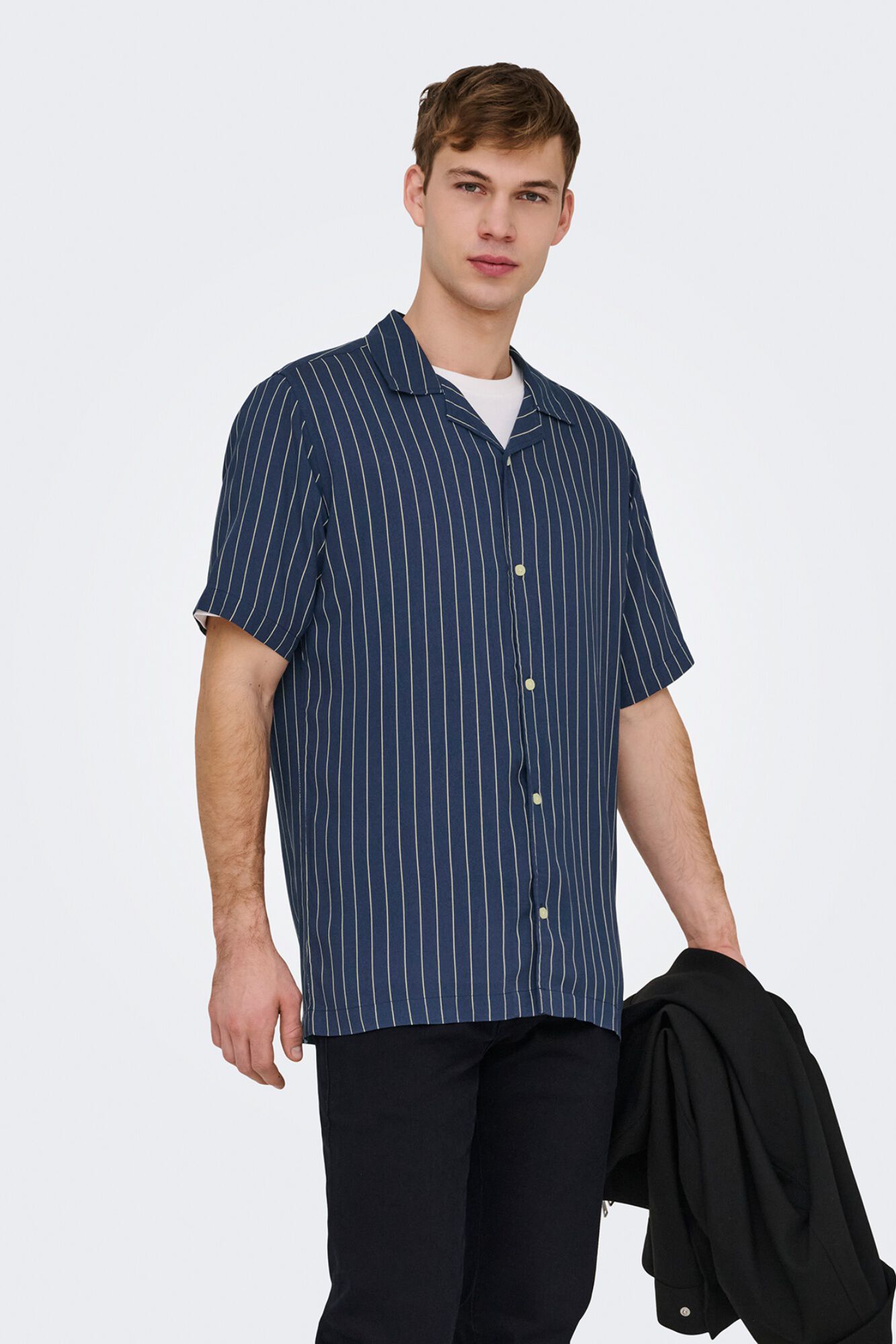 Only & Sons Camisa manga corta a rayas