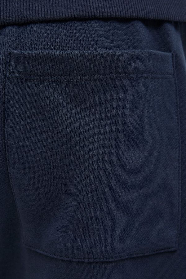 JJ REBEL Mid-rise jogger Bermuda shorts blue