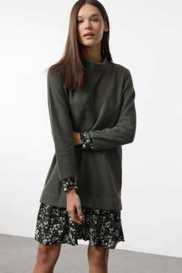 Vestido mini jersey