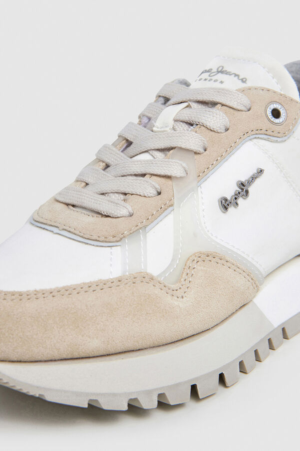 Pepe Jeans Retro running trainers Kaki