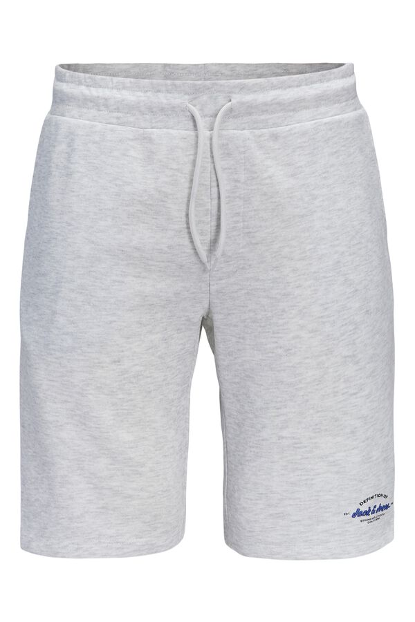 Jack & Jones Bermuda felpa regular fit blanco