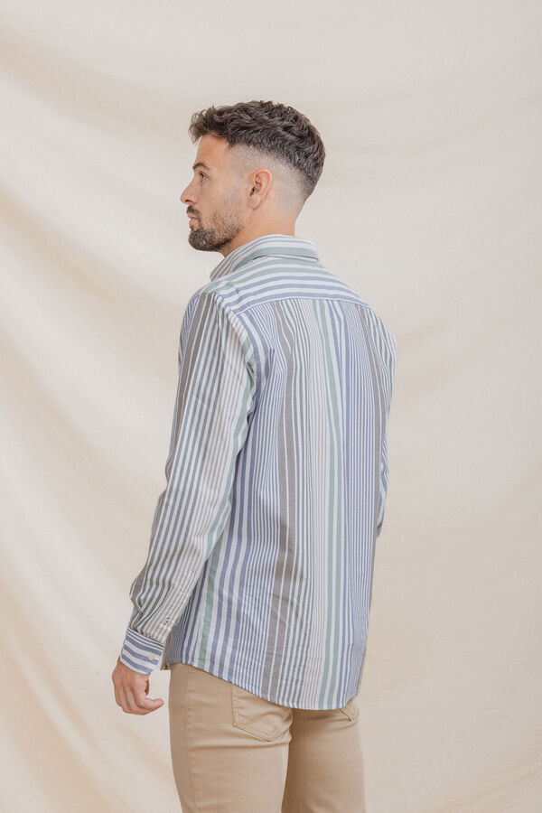 Celopman Camisa Oxford verde