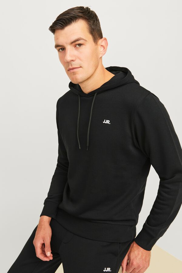 JJ REBEL Regular hooded sweatshirt black