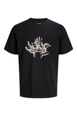 Jack & Jones Camiseta regular fit estampado negro